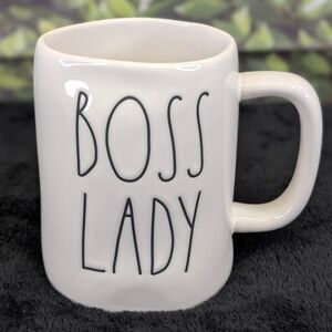 Rae Dunn BOSS LADY Ceramic Mug